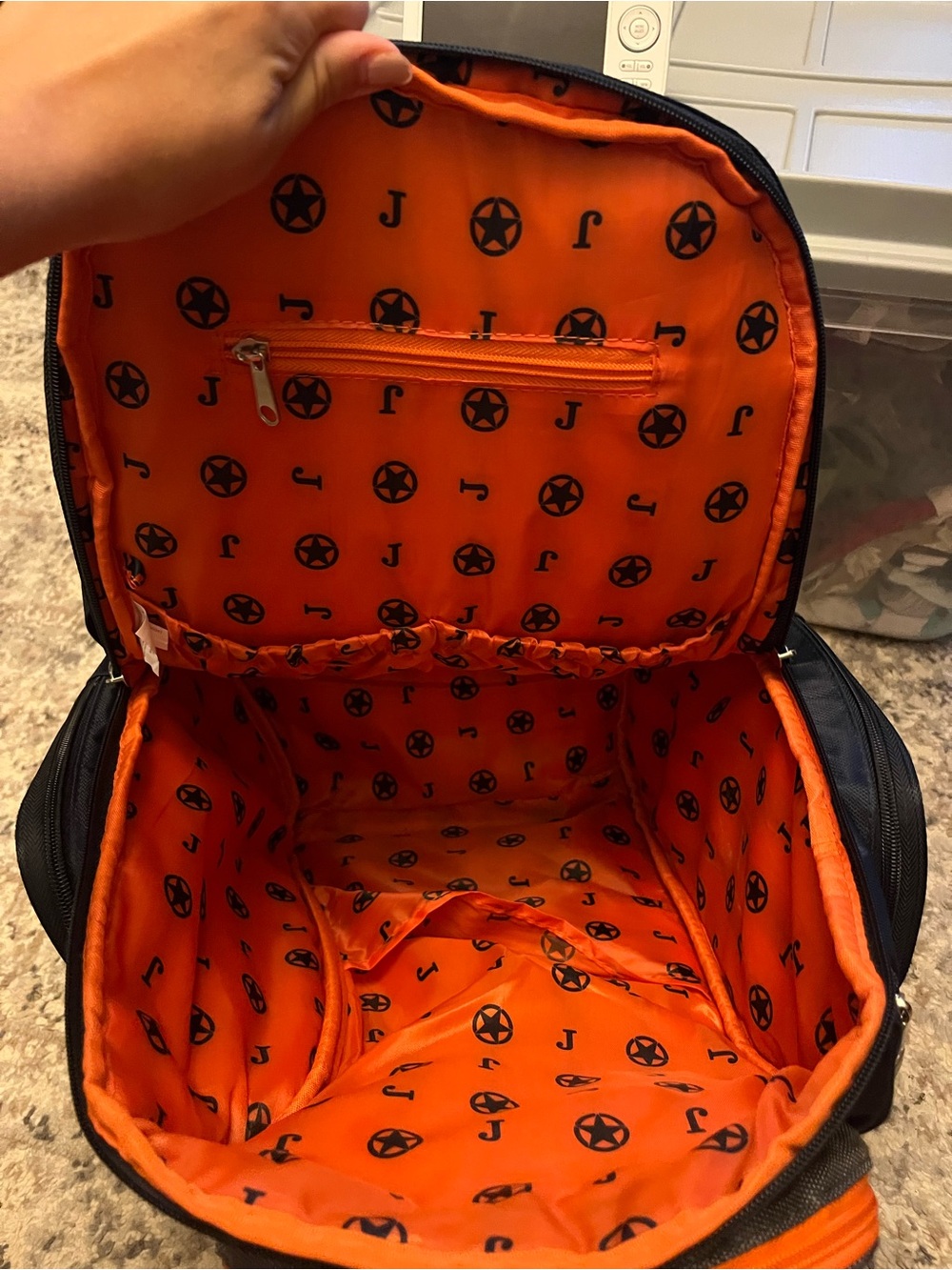Jeep Blue & Gray Diaper Bag with Orange Accents - Picture 3 of 7